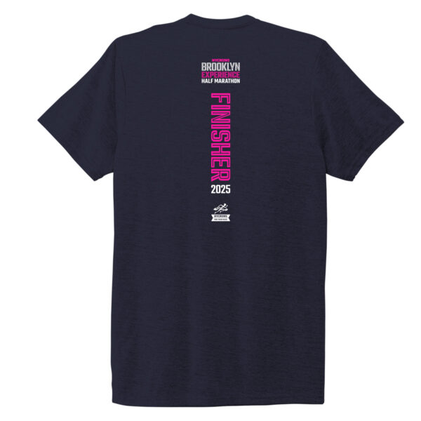 2025 Finisher Unisex Navy Triblend Tee - Image 2