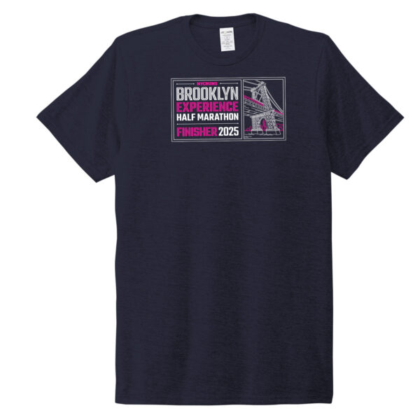 2025 Finisher Unisex Navy Triblend Tee