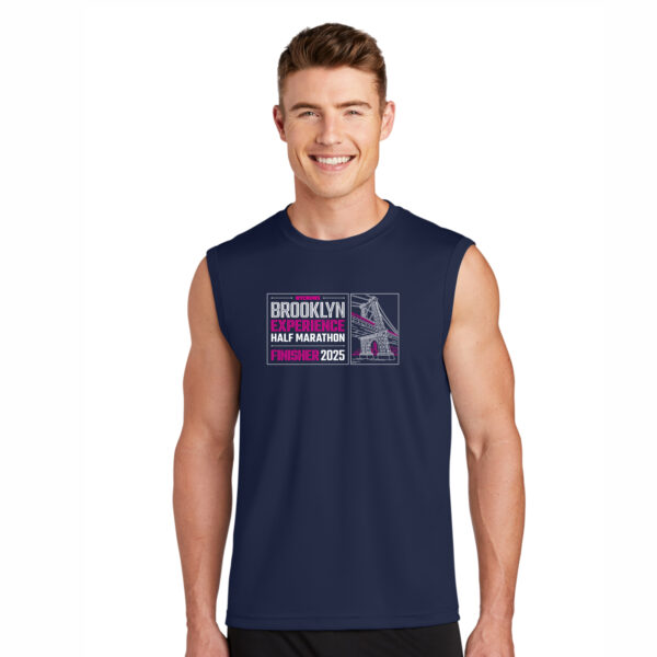 2025 Finisher Navy Tech Muscle Tank