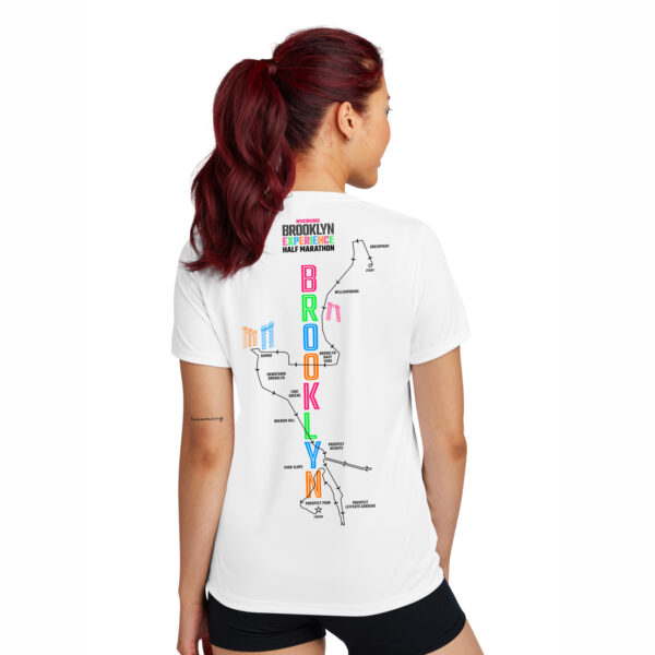 Course Design Women's White Tech Tee - Image 2