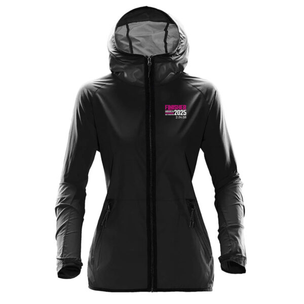 Brooklyn Experience Half Marathon  FINISHER WOMEN'S OZONE HOODED SHELL - CUSTOMIZED WITH YOUR TIME