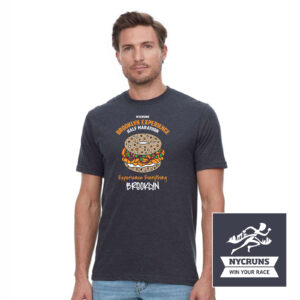 Experience Everything Bagel Adult Heather Black Fashion Tee