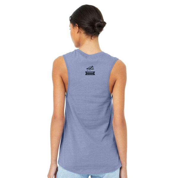 Women's Fashion Muscle Tank -Lavender- Groovy - Image 2