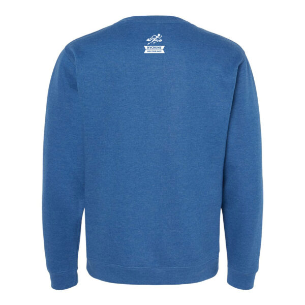 Adult Fleece Crew -Heather Royal- Groovy - Image 2