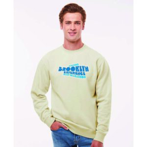 Warped Pigment Ivory Crew -Unisex