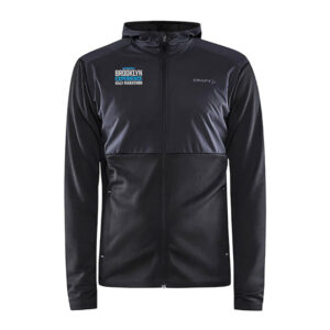 Embroidered Men's Black CRAFT Zip Eco Hooded Shell