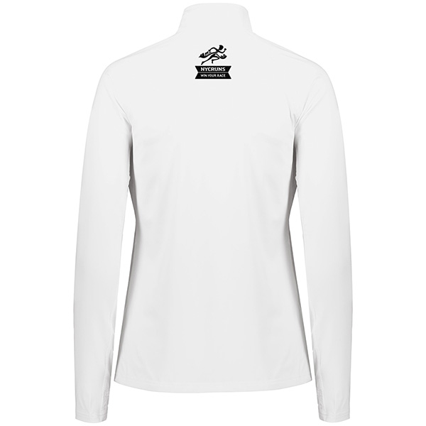 Embroidered Women's White Tech 1/4 Zip - Image 2