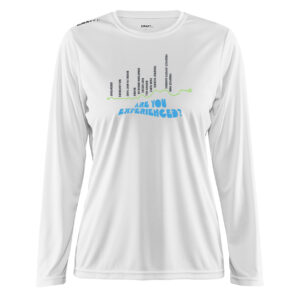Course Women's LS CRAFT White Tech Tee