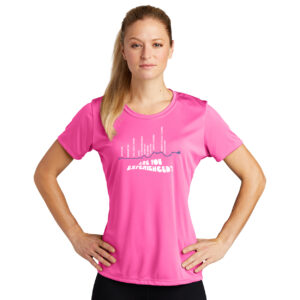 Course Women's Neon Pink Tech Tee