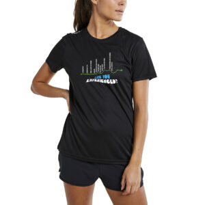 Course Women's Black CRAFT Tech Tee