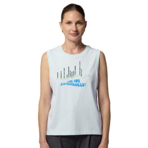 Course Women's Ice Blue Sleeveless Eco Tank