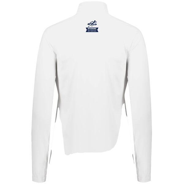 Embroidered Women's White Stretch 1/4 Zip - Image 2