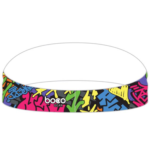 Stretch Black Tech Headband - Image 2